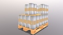 Pallet with roll film