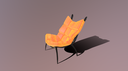 Exclusive designer armchair