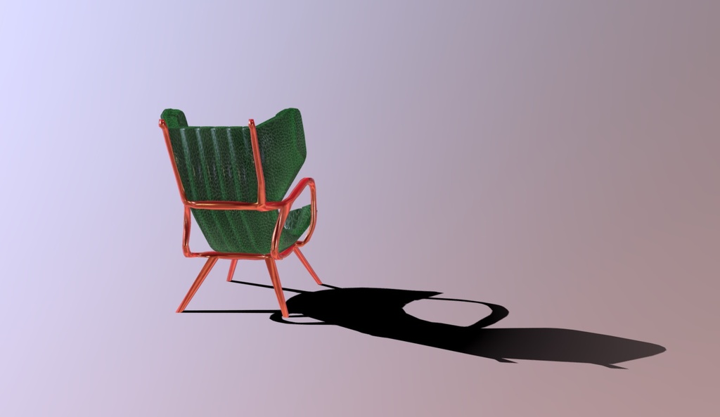 Exclusive designer armchair