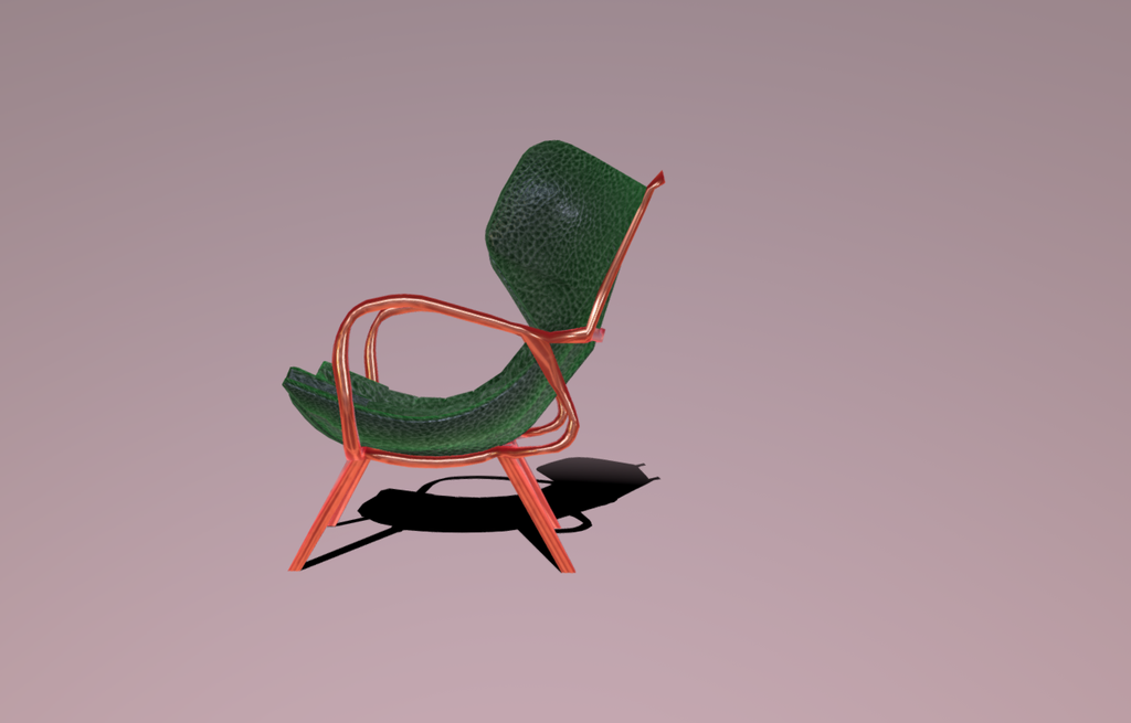 Exclusive designer armchair