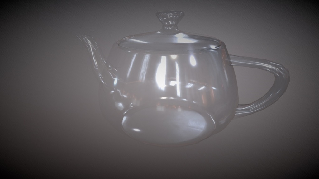Glass teapot