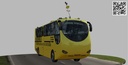 Amphibian Splashtours Bus Low-poly 3D model