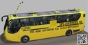 Amphibian Splashtours Bus Low-poly 3D model