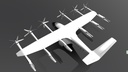 Archer Midnight EVTOL low poly
