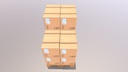 Pallet with boxes