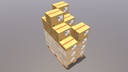Pallet with boxes 400X300X300