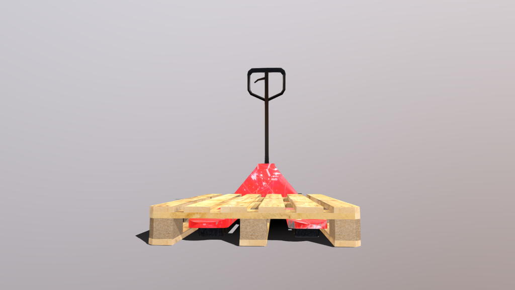 Pallet with loader