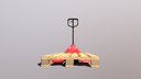 Pallet with loader