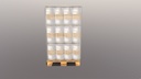 Pallet with rollfilm