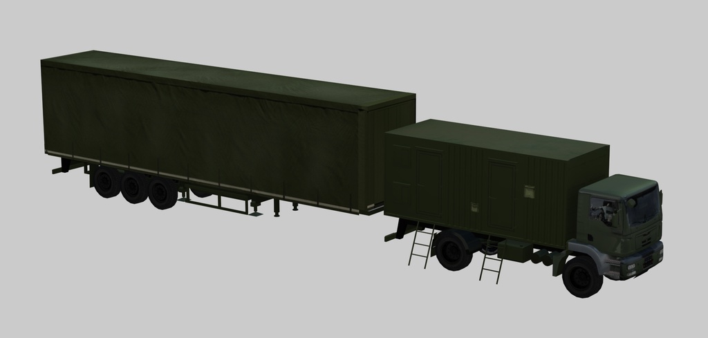 Mobile VHF-band radar AMBER-1800