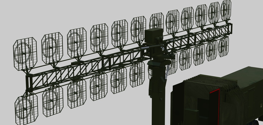 Mobile VHF-band radar AMBER-1800