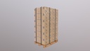 Pallet and boxes 400X300X300