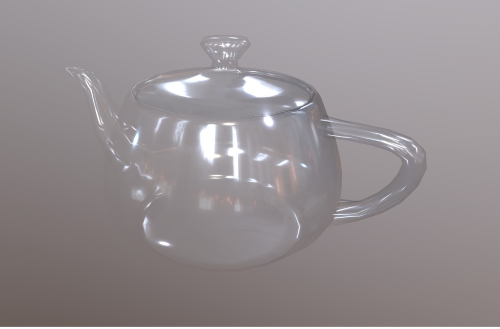 Glass teapot