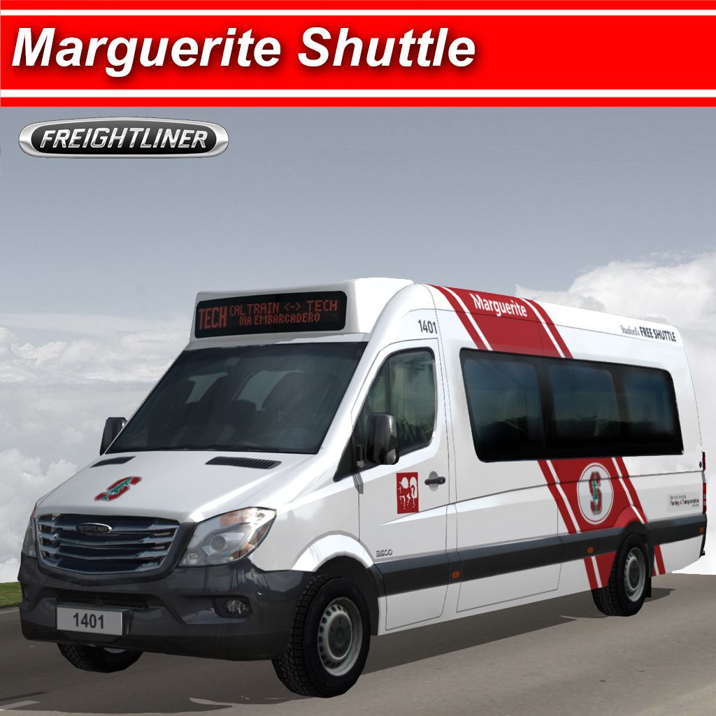 Stanford Marguerite freightliner public shuttle