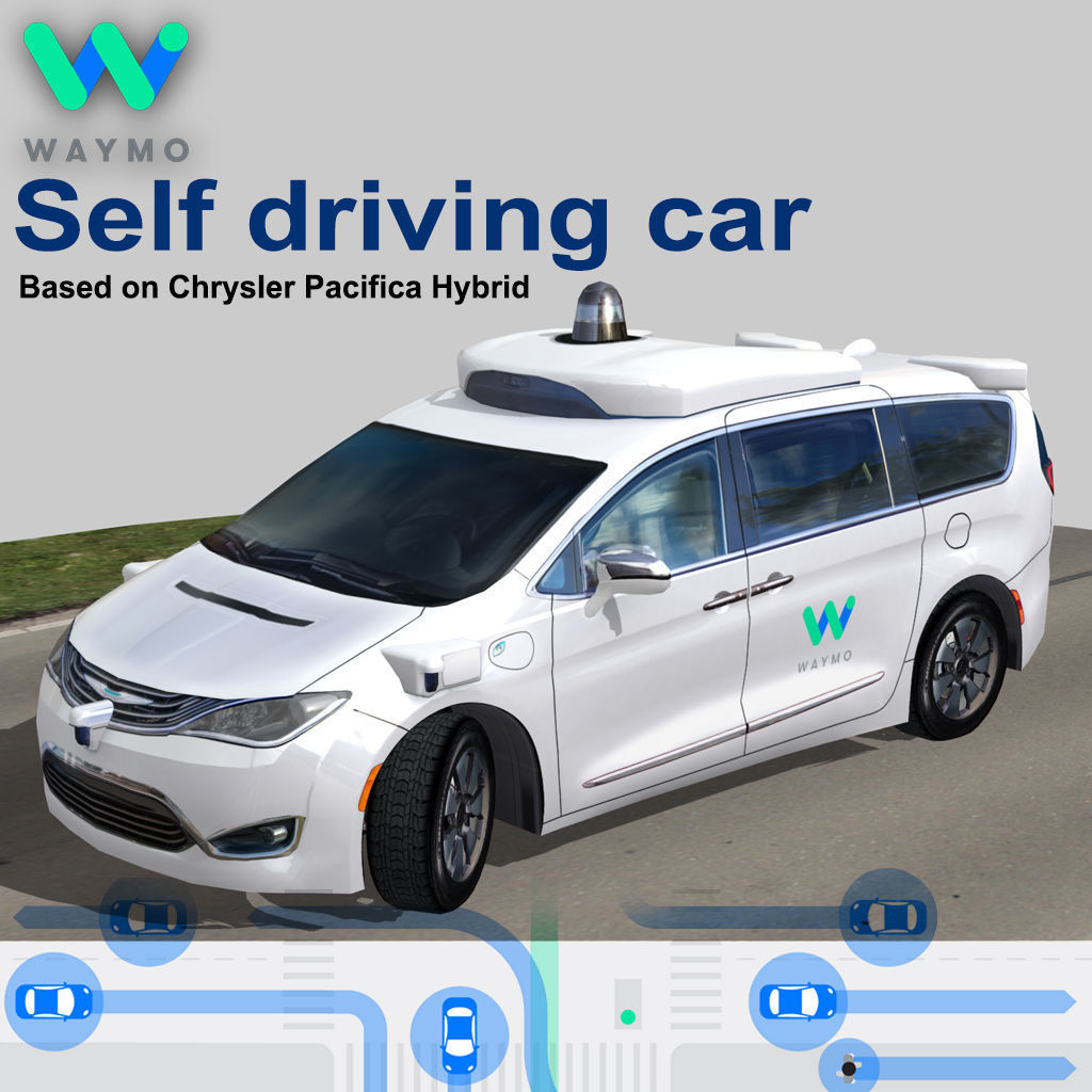 Waymo self driving car Chrysler Pacifica Hybrid