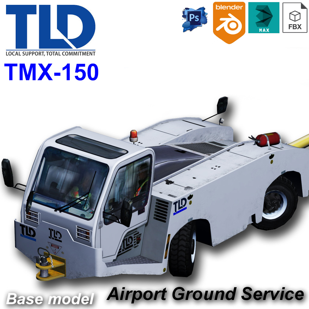 TLD TMX-150 Push back apron tractor
