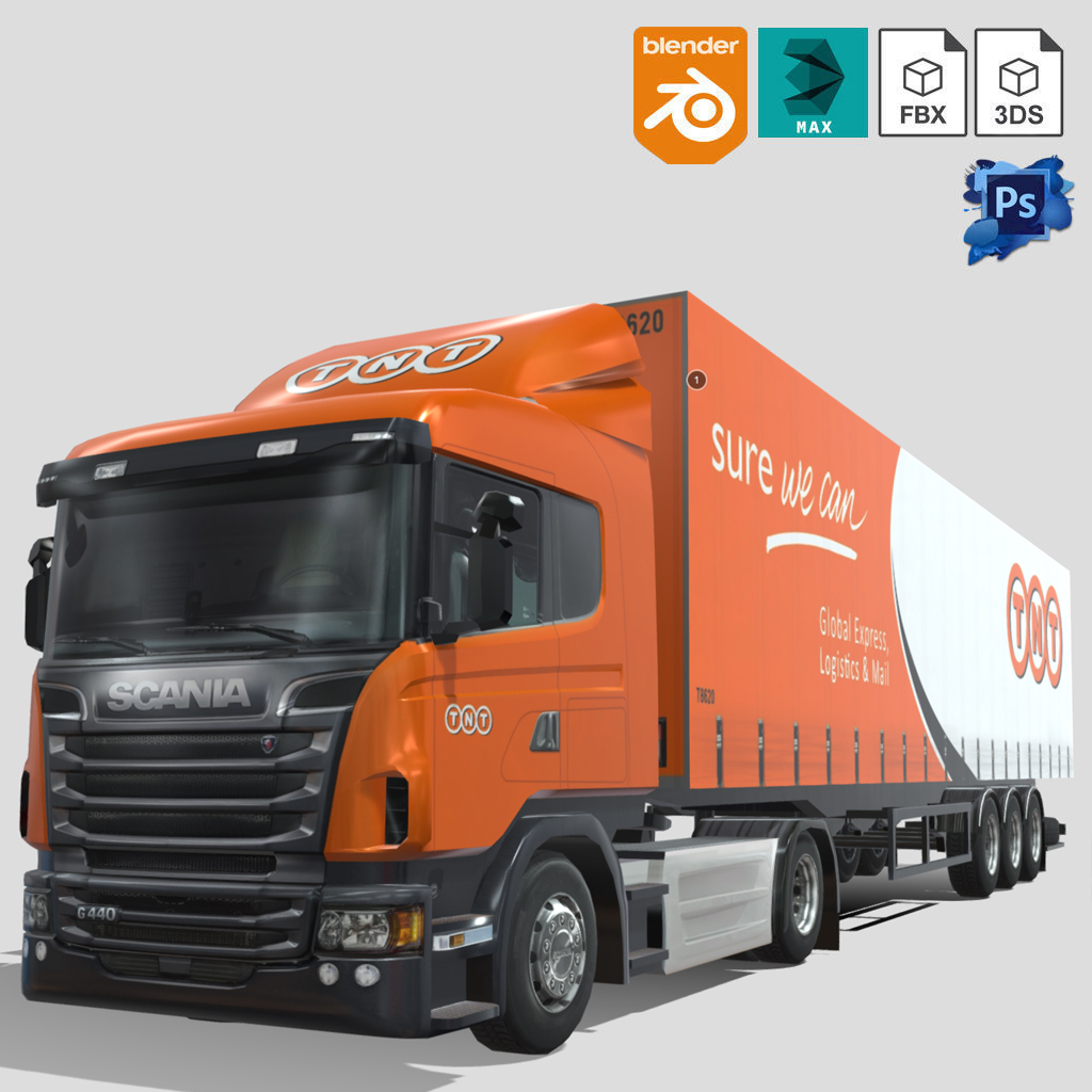Scania truck TNT livery