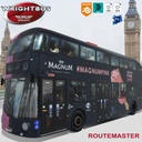 Wrightbus Routemaster Magnum ice livery Low-poly 3D model