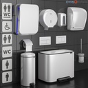 Bathroom accessories set 73 White (Grohe, Jofel, Brabantia, BXG, Katrin, Viega)