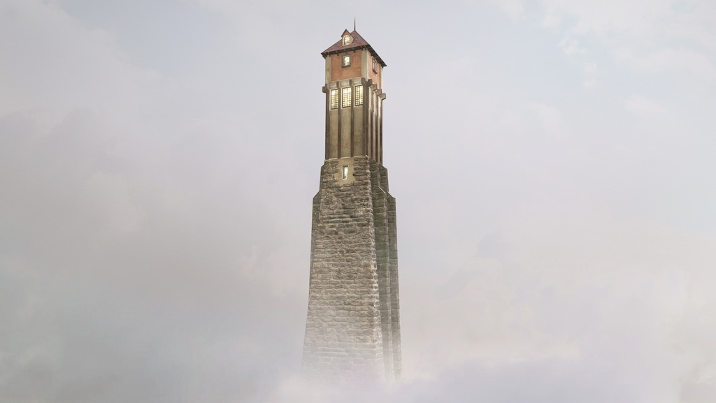 Medieval DRAGON Tower 01