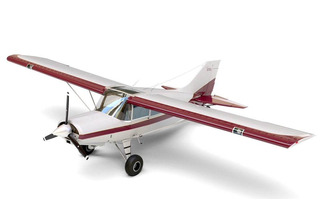 Maule light aircraft with interior