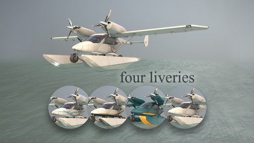 Accord-201 Floatsplane with four liveries