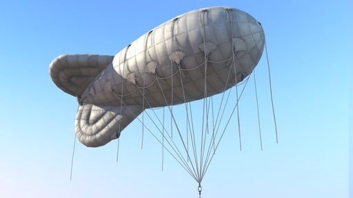 WW2 Barrage Balloon 01
