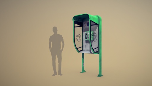 NoviSad PhoneBooth mono GREEN